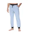 Ink+ivy Men's Heat Retaining Contrast Trim Pajama Pants In Blue