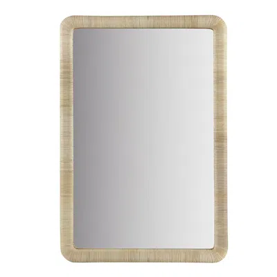 Ink+ivy Natural Rattan Rectangle Wall Mirror In Neutral