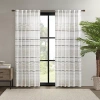 Ink+ivy Nea 50"w X 84"l Rod Pocket Light-filtering Single Curtain Panel In White
