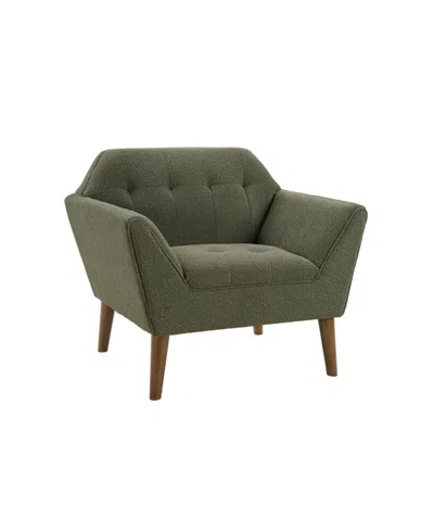 Ink+ivy Newport 37" Tufted Lounge Chair In Green