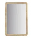 INK+IVY NOVA NATURAL RATTAN RECTANGLE WALL MIRROR