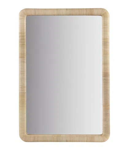 Ink+ivy Nova Natural Rattan Rectangle Wall Mirror