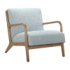 Ink+ivy Novak Mid Century Modern Armchair In Blue