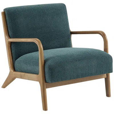 Ink+ivy Ink + Ivy Novak Teal Fabric Lounge Chair