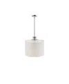 Ink+ivy Pacific Drum Pendant In Plated Nickel
