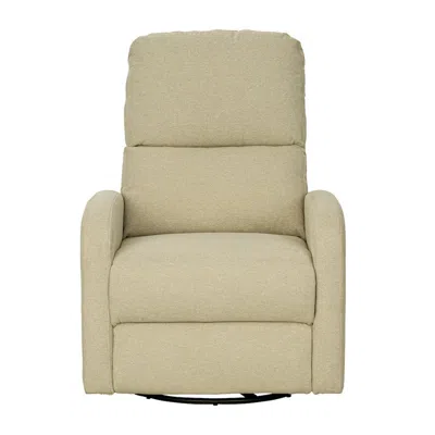 Ink+ivy Power Recliner 3-in-1 With Swivel, Glider, Usb Ports In Neutral