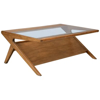 Ink+ivy Rocket 44 1/4" Wide Pecan Wood Coffee Table
