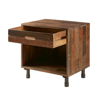 Ink+ivy Solid Wood Nightstand In Brown