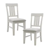 Ink+ivy Sonoma Kitchen Collection 2-pc. Upholstered Dining Chair In White