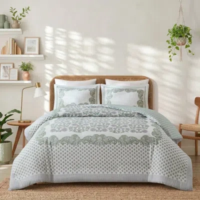 Ink+ivy Tilly Duvet 3pcs Set In Blue