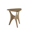 Ink+ivy Triangle Wood Side Table In Brown
