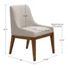 Ink+ivy Upholstered Dining Chair (set Of 2) In Gray