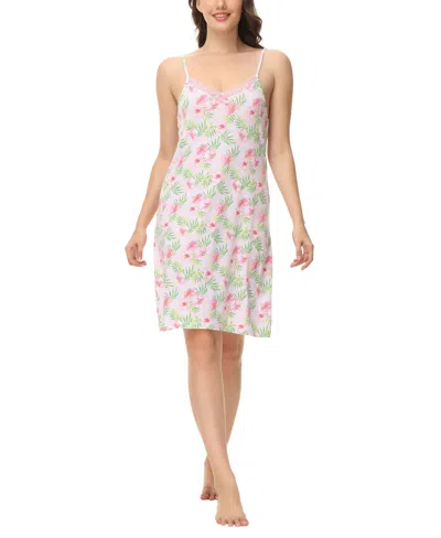 Ink+ivy Women's Printed V-neck Nightgown In Tropical Bliss