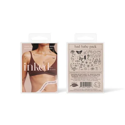 Inked By Dani Bad Babe Temporary Tattoo Pack
