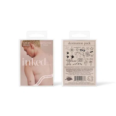 Inked By Dani Destination Temporary Tattoo Pack