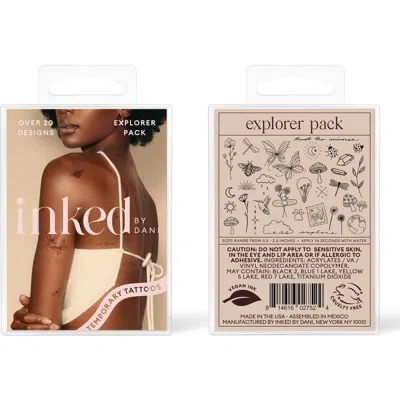 Inked By Dani Explorer Temporary Tattoos Pack
