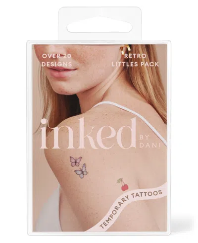 Inked By Dani Retro Littles Temporary Tattoos In White