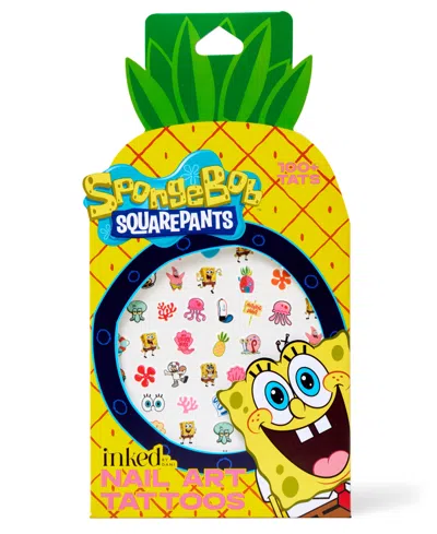 Inked By Dani Spongebob Pineapple Nail Art Tattoos In No Color