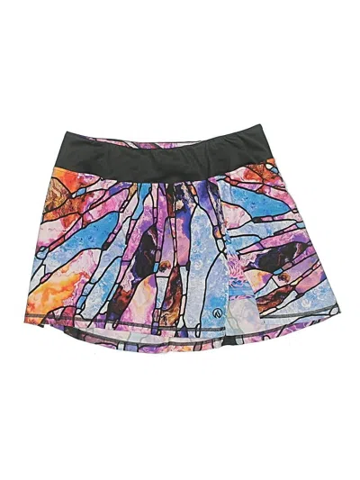 Pre-owned Inknburn Active Skort In Silver