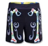 Inknburn Men's Calavera Running Shorts In Black In Black