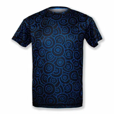 Inknburn Men's Concentric Circles Tech Shirt In Blue