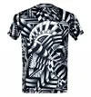 Inknburn Men's Dimensional Tech Shirt In Silver Black In Multi