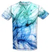 Inknburn Men's Sketch Tech Shirt In Aqua In Multi
