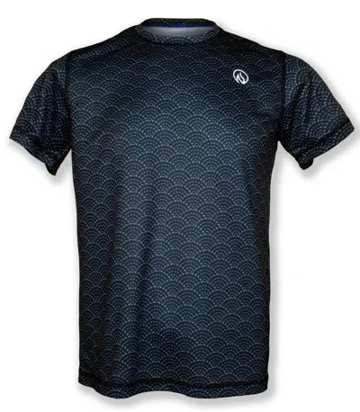 Inknburn Men's Tranquility Tech Shirt In Black In Blue