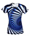Inknburn Women's Hypnotic Tech Shirt In Blue In Blue