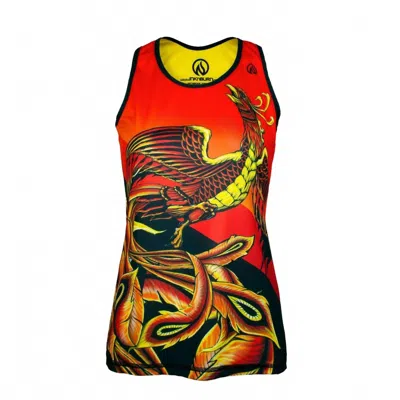 Inknburn Women's Phoenix Singlet In Orange In Multi