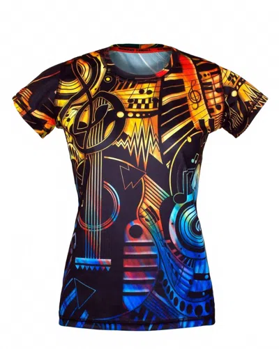 Inknburn Women's Rhythm And Hues Tech Shirt In Multi In Blue