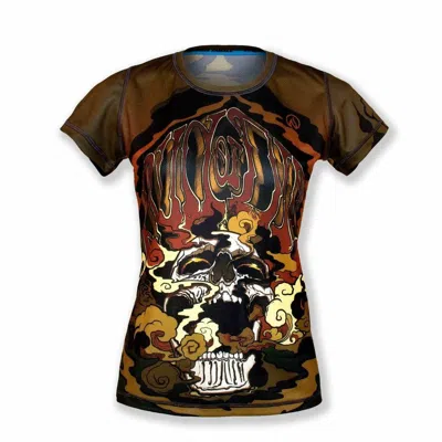 Inknburn Women's Run Or Die Apocalypse Tech Shirt In Brown