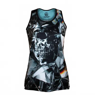 Inknburn Women's Run Or Diemond Singlet In Black In Multi