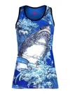 Inknburn Women's Shark Tank Top In Blue In Blue