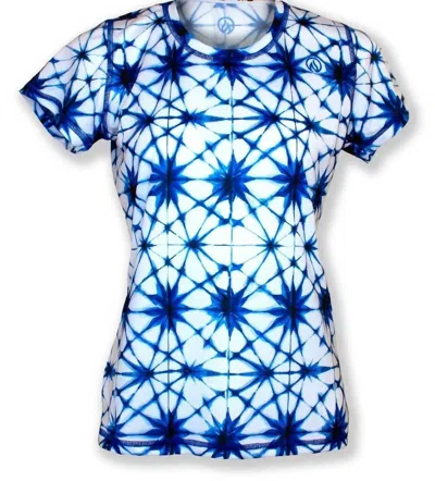 Inknburn Women's Shibori Tech Shirt In Blue