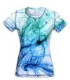 Inknburn Women's Sketch Tech Shirt In Aqua In Blue