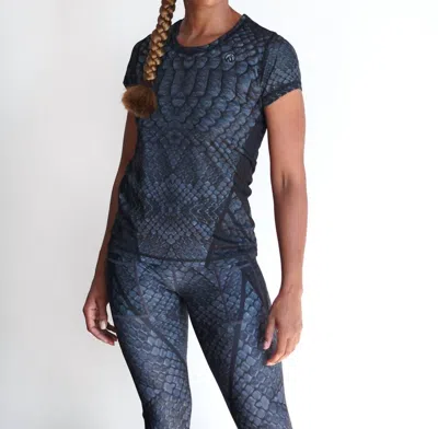 Inknburn Women's Stealth Tech Shirt In Charcoal In Blue