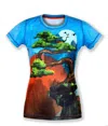 Inknburn Women's Transcend Tech Shirt In Multi In Blue