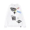 Inkover Bombink H2 White Men's Lightweight Hooded Sweatshirt In White