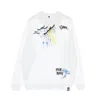 Inkover Storm Ink H2 White Men's Lightweight Hooded Sweatshirt In White