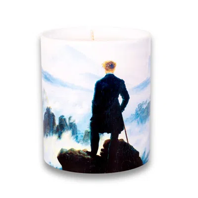 Inkrypt London Blue / Black Wanderer By Friedrich Soy Candle - Leather Fragrance