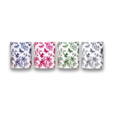 Inkrypt London Pink / Purple / Green Spring Candle Set