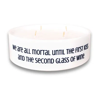 Inkrypt London White / Black Poetic Affair Soy Candle - Bois Fragrance Woody Warm