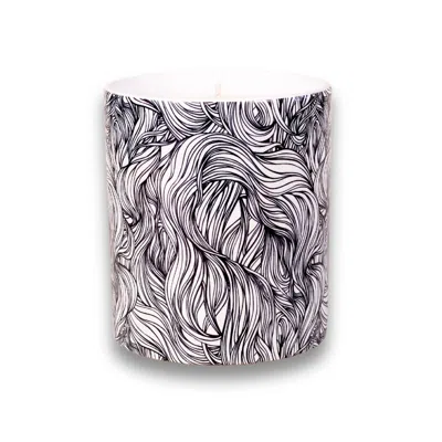 Inkrypt London White / Black Thoughts Soy Candle - Leather Fragrance