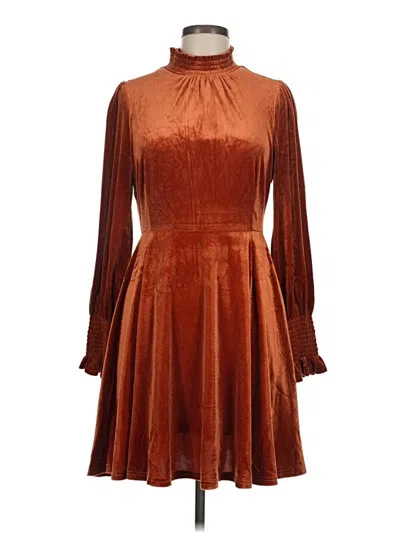 Pre-owned In-loom Casual Dress In Brown
