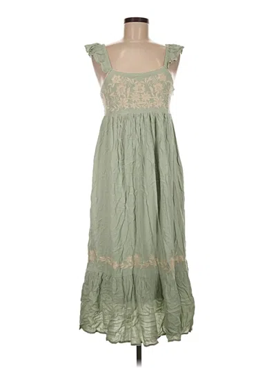 Pre-owned In-loom Casual Dress In Green