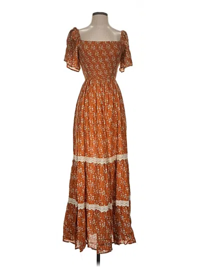 Pre-owned In-loom Casual Dress In Orange