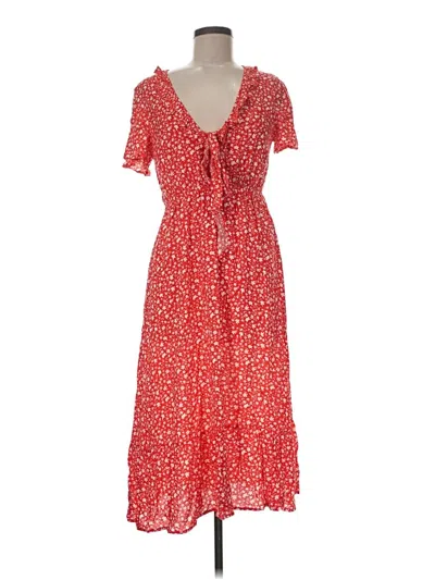 Pre-owned In-loom Casual Dress In Red