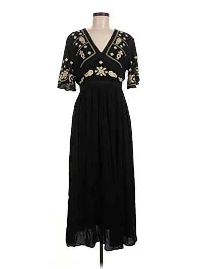 Pre-owned In-loom Cocktail Dress In Black