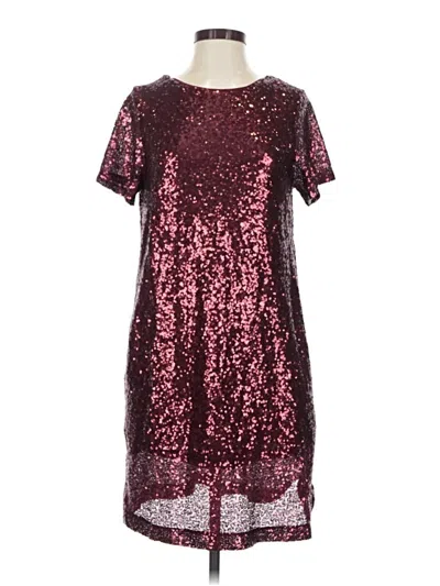 Pre-owned In-loom Cocktail Dress In Burgundy